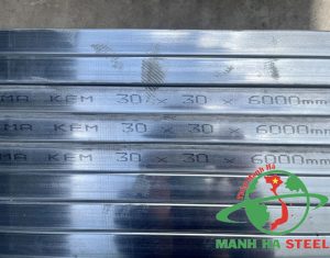 Giá thép hộp 30x30 mạ kẽm, đen hôm nay bao nhiêu?