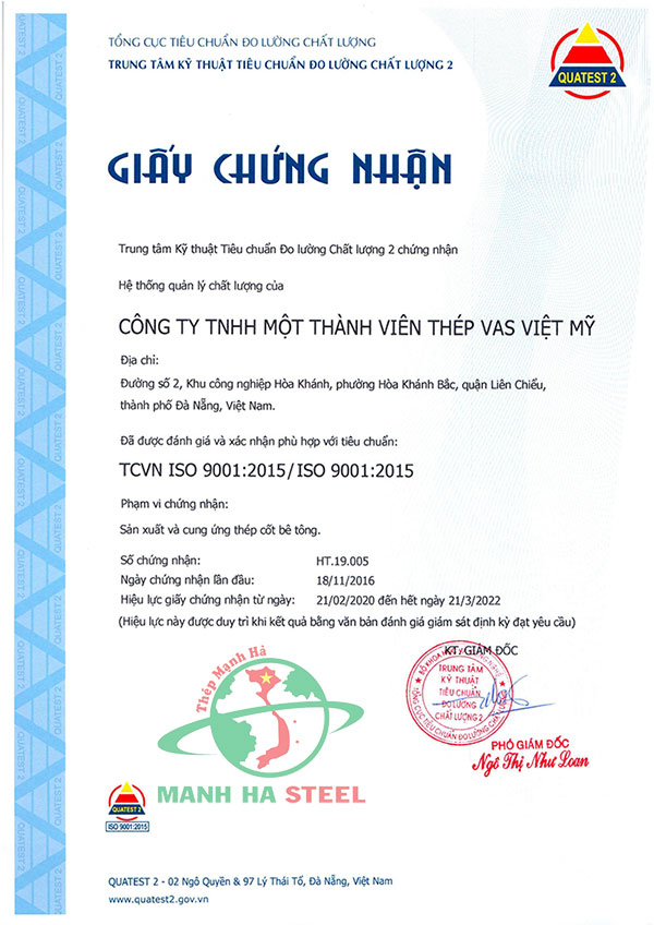 Thép Việt Mỹ - Thương hiệu thép lý tưởng cho công trình của bạn