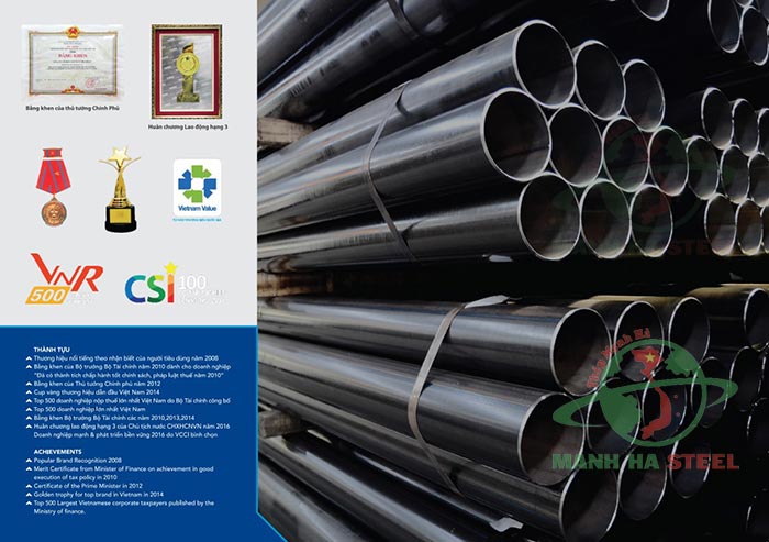 Thép Hòa Phát với rất nhiều huân huy chương đạt được