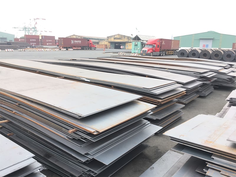 Thép tấm đóng tàu có tính ứng dụng rất cao, đặc biệt là cầu cảng
