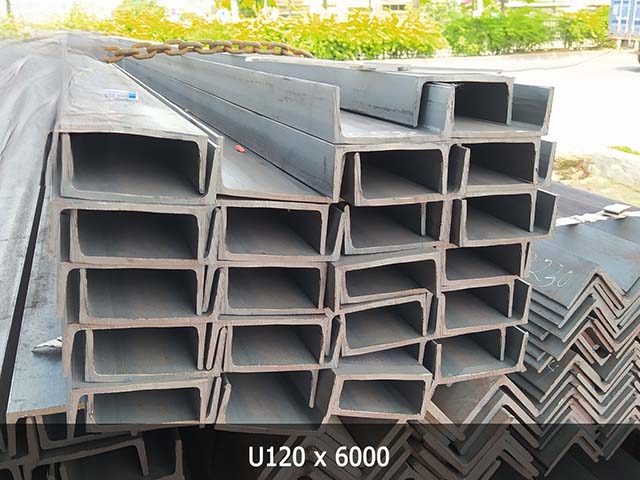 Vật Liệu Xây Dựng cung cấp thép hình U120 chất lượng cao